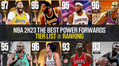 NBA 2K23 The Best Power Forwards: Tier List & Ranking
