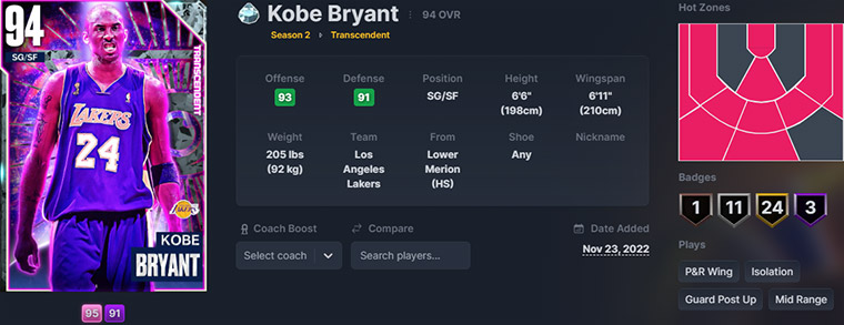Diamond Kobe Bryant