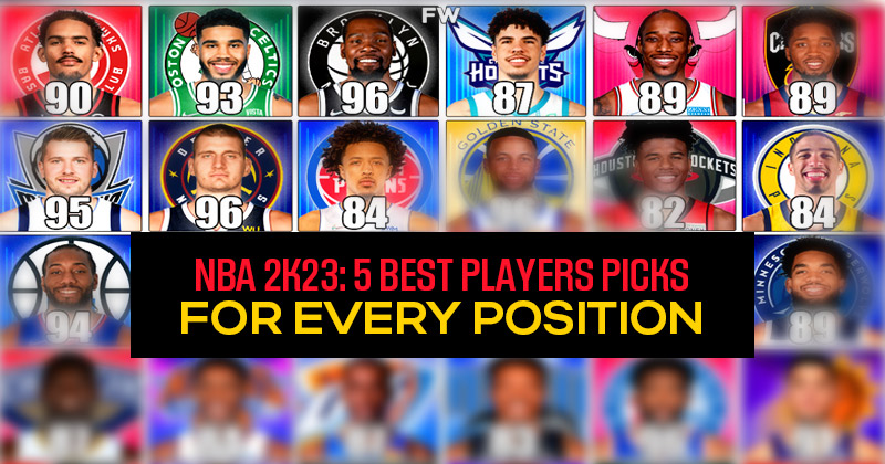 NBA 2K23: 5 best players picks for every position