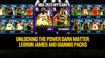 NBA 2K23 MyTeam: Unlocking the Power of Dark Matter LeBron James and Giannis Packs